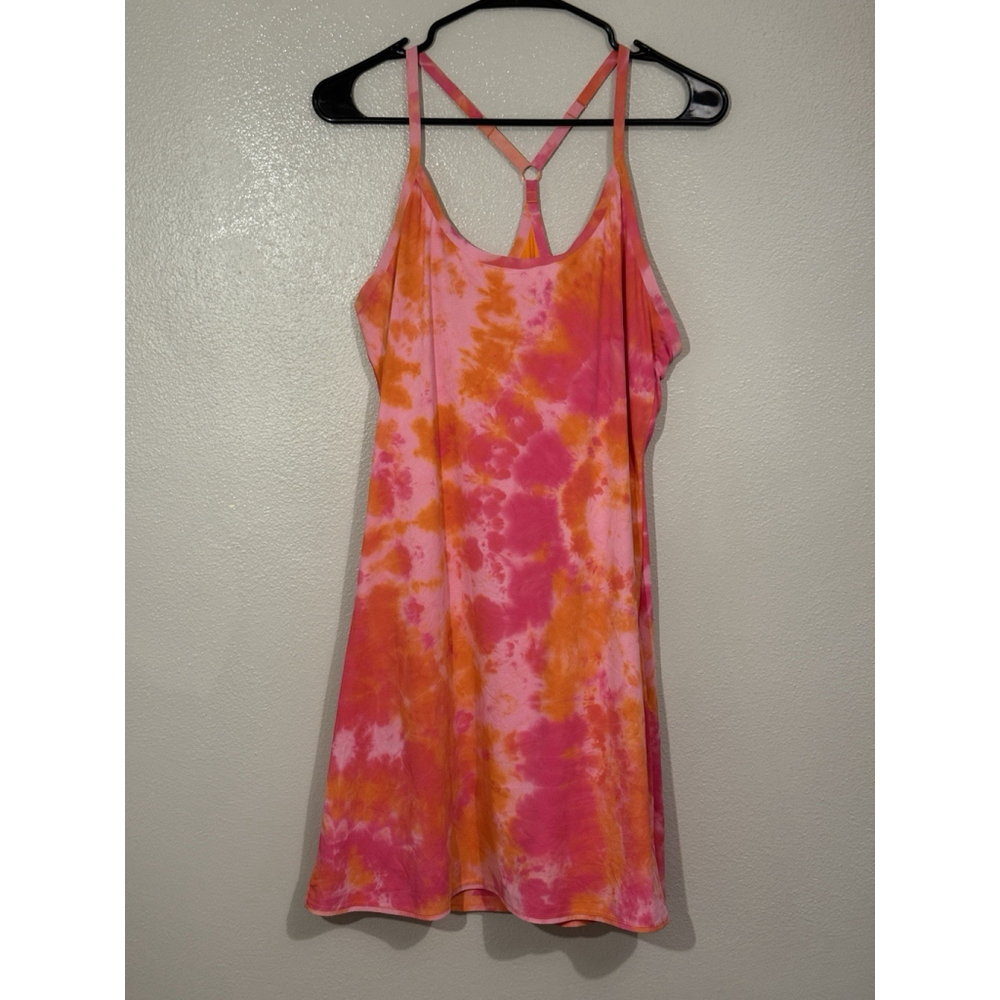 Rare Outdoor Voices Exercise Dress M Tie Dye Built-in Shorts NWOT Sold Out - Picture 2 of 7